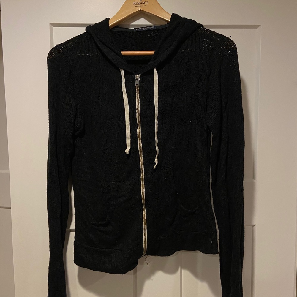 Thin black hoodie